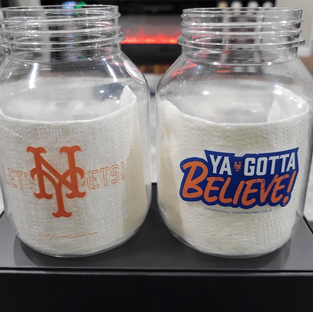 NY Mets Plastic Souvenir cup- Set of 2